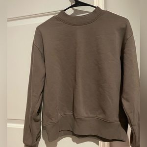 a new day brown crewneck